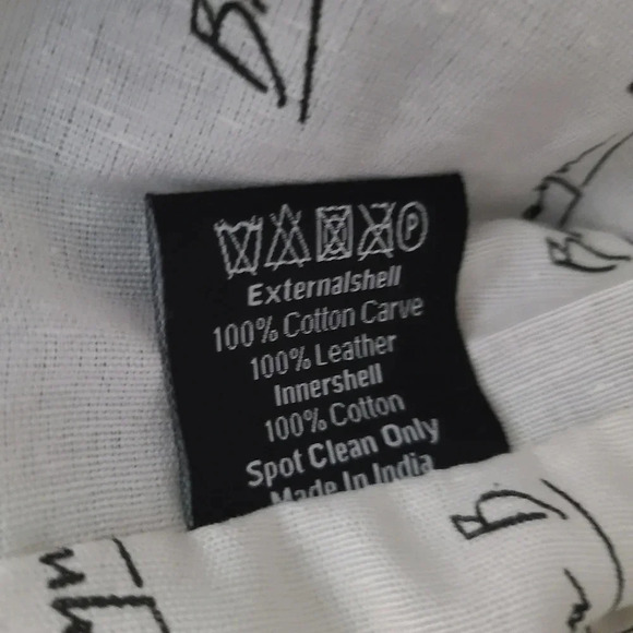 NWT Aztec Canvas Leather Tote Bag - Picture 6 of 7